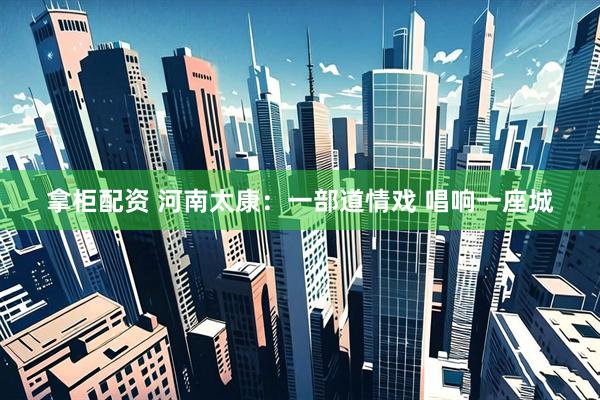 拿柜配资 河南太康：一部道情戏 唱响一座城